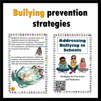 Preview of Bullying prevention strategies