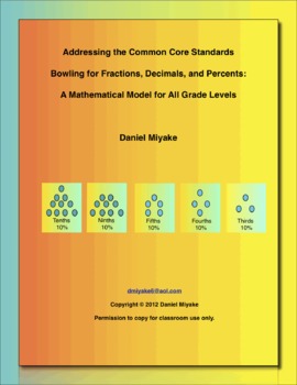 Preview of Addressing Common Core Standards: Bowling for Fractions, Decimals, and Percents