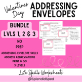 Addressing Envelopes BUNDLE-Valentine's Day: Life Skills W