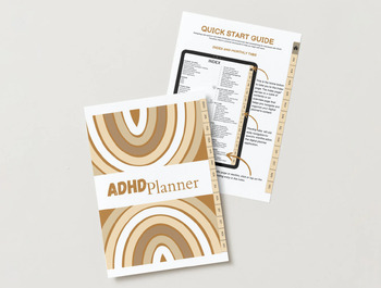 Preview of Adhd planner with hyperlink for GoodNotes, Notability, etc
