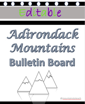 Preview of Adirondack Mountains Bulletin Board