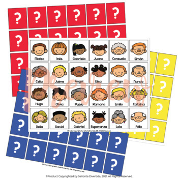 ¿Adivina quién? -- Guess Who Spanish Game by Senorita Divertida | TpT