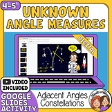 Adjacent Angles Distance Learning Activity Self-Checking O