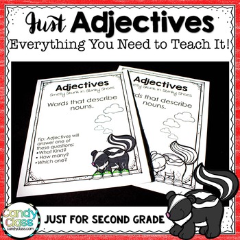 Preview of Adjective Activities & Lesson Plans: An Everything 2nd Grade Grammar Bundle