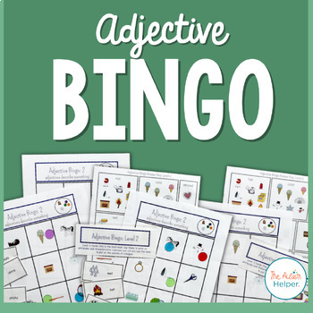 Preview of Adjective Bingo