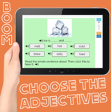 Adjective Boom Cards: Choose the Descriptors 1 & 2 (distan