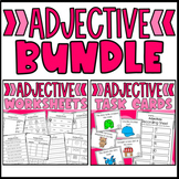 Adjective Bundle: Worksheets and Task Cards