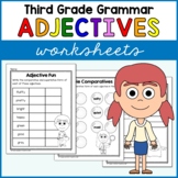 Adjective Comparatives & Superlatives Worksheets Third Grade Grammar No Prep