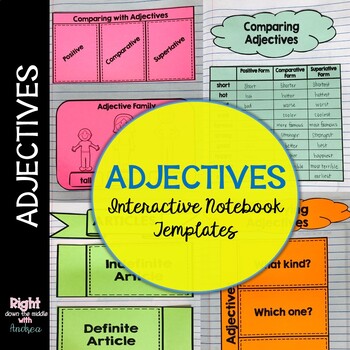 Preview of Adjectives Interactive Notebook