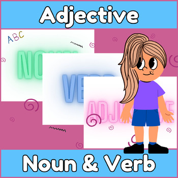 Preview of Adjective, Noun and Verb Labels