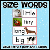 Adjective Picture Cards -- Size Words