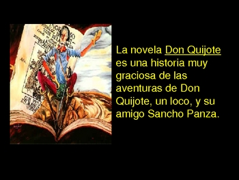 Preview of Adjective Practice Using Don Quixote & Sancho Panza