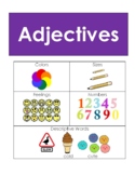 Adjective Reference Sheet with pictures