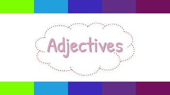Preview of Adjective Vocabulary