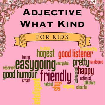 Preview of Adjective What Kind Printable Worksheets