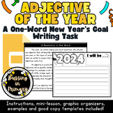 Adjective / Word of the Year: New Year's Goal Writing Acti