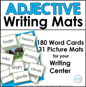 Preview of Adjective Activities - Parts of Speech - Vocabulary - Descriptive Writing