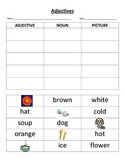 Adjective and Noun Picture Matching