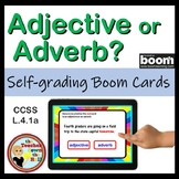 Adjectives and Adverbs BOOM Cards Digital Grammar Activity