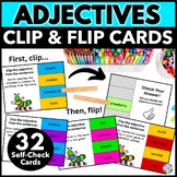 Using Identifying Adjectives Task Cards Practice Parts of 