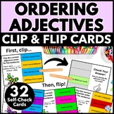 Order of Adjectives Task Cards Practice Add Descriptive Ad