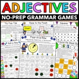 Parts of Speech Adjectives Worksheet Games Comparative & S