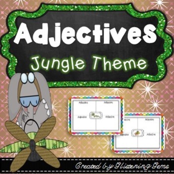 Preview of Adjectives - Graphic Organizers