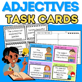 Adjectives: 30 Task Cards {Parts of Speech, Grammar, Engli