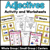 Adjective Word List and Activities