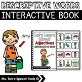 Adjectives Adaptive Book | Descriptive Words  Interactive Book