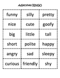 Adjectives BINGO