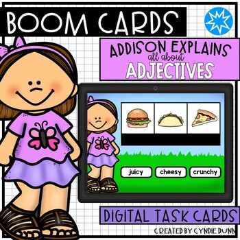 Preview of Adjectives BOOM Cards