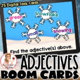 Adjectives BOOM Cards | Winter Themed | Digital Task Cards