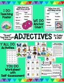 Adjectives BUNDLE Picture Scoot, Activities, Anchor Chart,