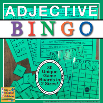 Preview of Adjectives Bingo