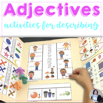 Preview of Adjectives Speech Therapy Activities Early Language Learners