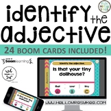 Adjectives ~ Boom Cards 24 Question Game Freebie Distance 