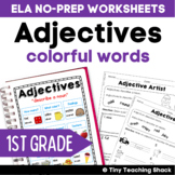 Adjectives Common Core Practice Sheets L.1.1.F