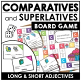 Adjectives : Comparative & Superlative Sentence Board Game 