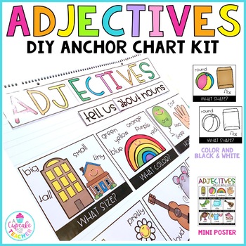 Preview of Adjectives DIY Anchor Chart Kit