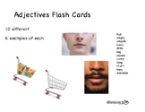 Adjectives Flash Cards