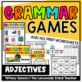 Adjectives Games, Worksheets, and Anchor Charts | Grammar Games