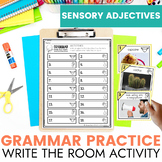 Adjectives Grammar Practice and Write the Room Activity fo