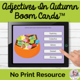 Using Adjectives To Describe Fall Boom Cards™ Speech Thera