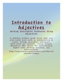 Adjectives Lesson Plan, Literacy Center Resource, Parts of Speech