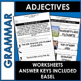 Adjectives - NO PREP WORKSHEETS