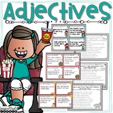 Adjectives and Articles Task Cards, Posters, and Extra Practice