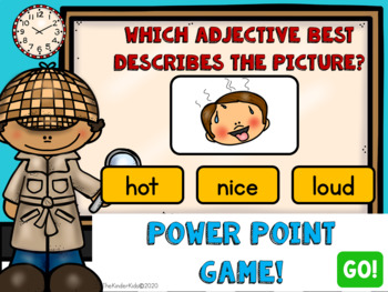 Preview of Adjectives PowerPoint Game