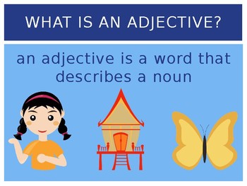 powerpoint presentation for adjectives