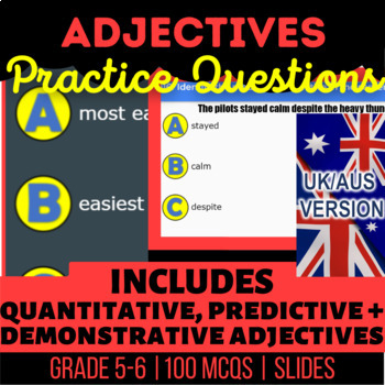 Preview of Adjectives Presentations Demonstrative, Quantitative, Predicative UK/AUS English